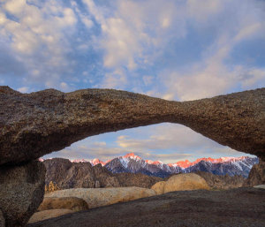 Tim Fitzharris - Lathe Arch, Alabama Hills, Sierra Nevada, California