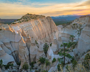Tim Fitzharris - Eroded rock formations, Kasha-Katuwe Tent Rocks National Monument, New Mexico