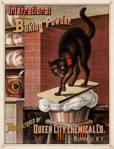 G.H. Dunston, Lith. - International Baking Powder Advertisement