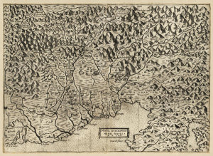 Antoine Lafrery - Friuli, Italy, 1561, from Geografia tavole moderne di geografia, ca. 1575