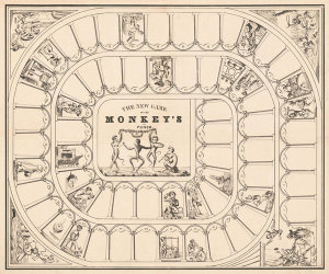 Punch Magazine - The new game of the monkey's by Punch, ca. 1845