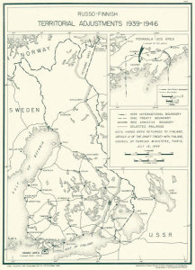 RG 263 CIA Published Maps - Russo-Finish Territorial Adjustments 1939-1946