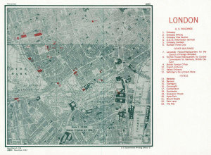 RG 263 CIA Published Maps - US Buildings in London, 1947