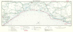 RG 263 CIA Published Maps - France: Landing Beaches - Sector C: Sete-Perpignan