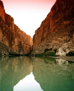 Carol Highsmith - Bluffs above the Rio Grande in Big Bend National Park, Texas, 1980