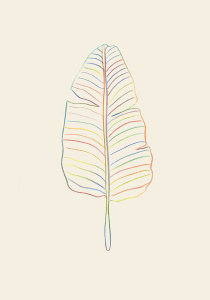 Uppsala Studio - Banana Rainbow Leaf