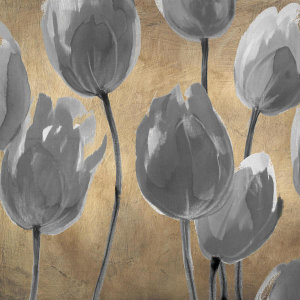 Luca Villa - Grey Tulips I