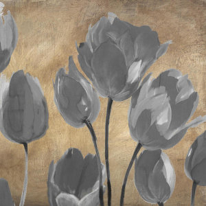 Luca Villa - Grey Tulips II