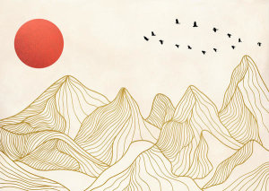 Sayaka Miko - Sunset on the Mountains