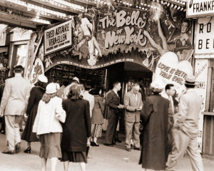 Angelo Rizzuto - Theater showing 'The Belle of New York', 42nd St. off 7th Ave., New York City, ca. 1952