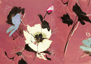 Kelly Parr - Fleurs (Burgundy)