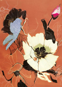Kelly Parr - Fleurs (Burnt Orange, detail)