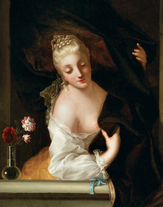 Jean Raoux - A Lady at a Window, 18th Century