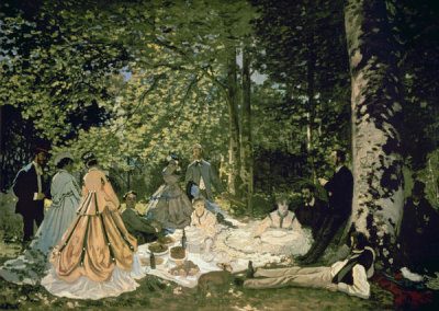 Claude Monet - Luncheon on the Grass, 1865-66
