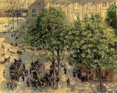 Camille Pissarro - Place Due Theatre Francais, 1898