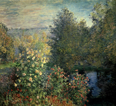 Claude Monet - Quiet Corner in the Garden of Montgeron