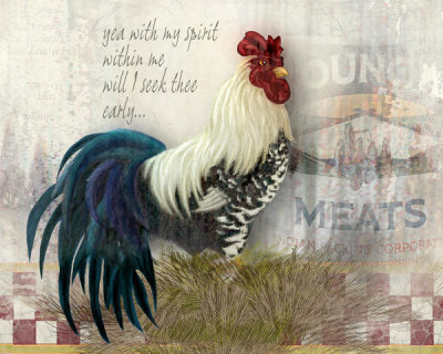 Alma Lee - Checkerboard Rooster