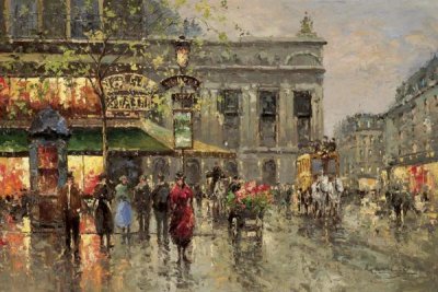 Richards - Vintage Parisian Street Scene