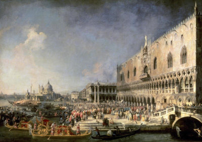 Canaletto - The Reception of the French Ambassador in Venice