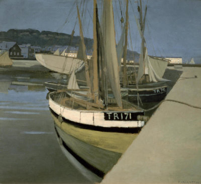 Felix Vallotton - Sailboats in the Bay of Tregastel
