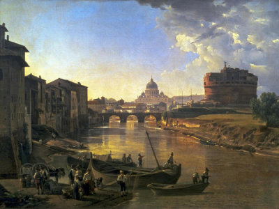Silvester F. Shchedrin - New Rome, Castel Sant'Angelo, 1823