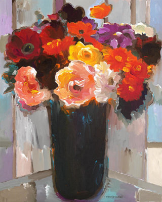 Hooshang Khorasani - Vibrant Bouquet