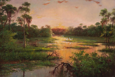 Paulsen - Sunset on the Bayou