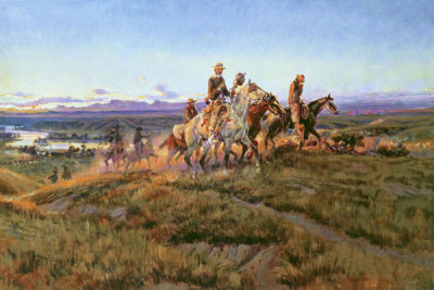 Charles M. Russell - Men of the Open Range