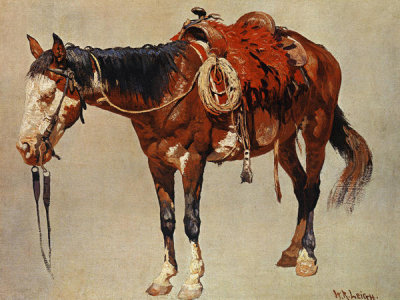 William R. Leigh - Navajo Pony