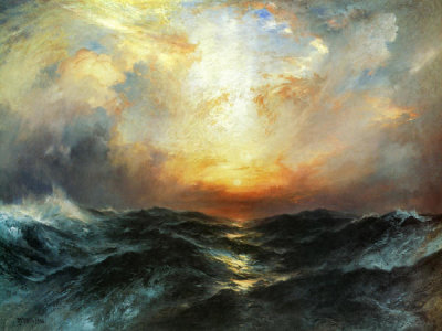 Thomas Moran - Seascape