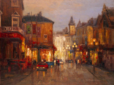 Yuri Borsuk - Parisian Night Scene