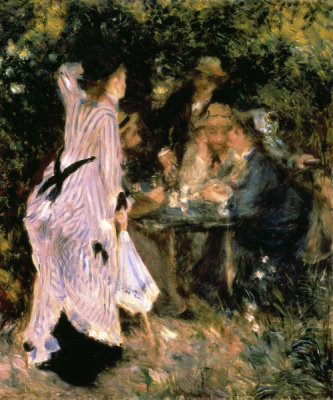 Pierre-Auguste Renoir - Au Jardin Du Moulin