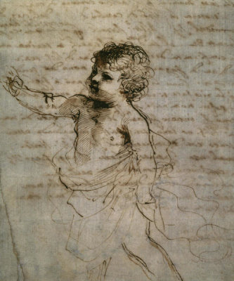 Guercino - Sketch of a Child