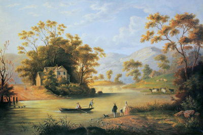 John Woodhouse Audubon - Boating On The Hudson