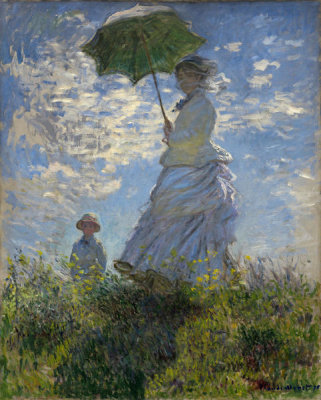 Claude Monet - Woman with a Parasol - Madame Monet and Her Son