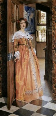Lady Laura Alma-Tadema - At The Doorway