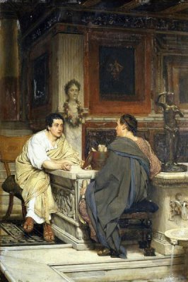 Sir Lawrence Alma-Tadema - The Discourse; a Chat