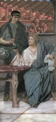 Sir Lawrence Alma-Tadema - The Roman Wine-Tasters