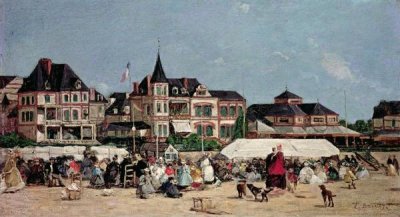 Eugene Boudin - Casino De Trouville