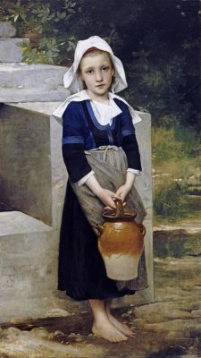William-Adolphe Bouguereau - La Fille D'Eau