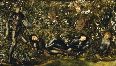Sir Edward Burne-Jones - The Prince Entering The Briar Wood