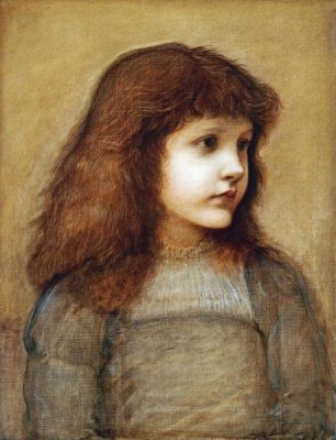 Sir Edward Burne-Jones - Portrait of Gertie Lewis