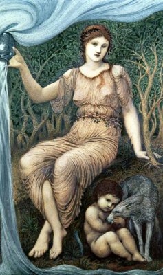 Sir Edward Burne-Jones - Earth Mother