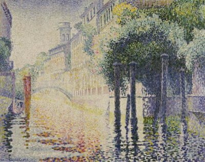 Henri Edmond Cross - Rio San Trovaso, Venice