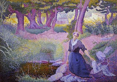 Henri Edmond Cross - The Washer-Woman