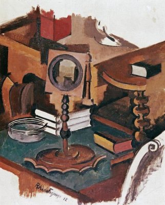 Roger De La Fresnaye - Corner of a Table; Study For ' Married Life '