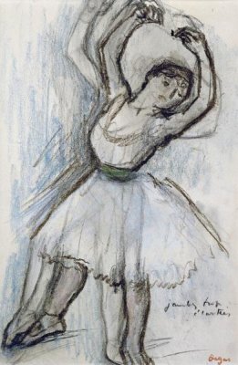 Edgar Degas - Study of a Dancer