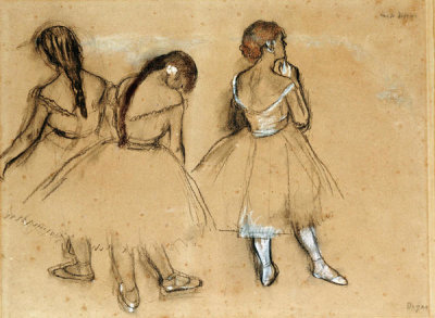 Edgar Degas - Three Dancers