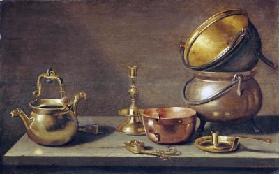 Jacob Willemsz Delff - A Still Life of Kitchenware