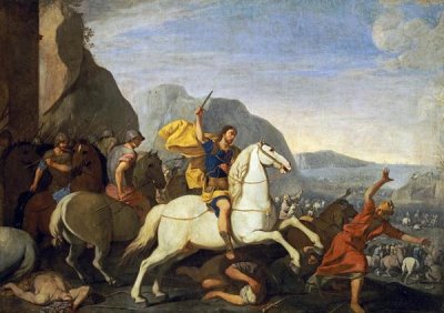 Aniello Falcone - Saint James at The Battle of Clavijo